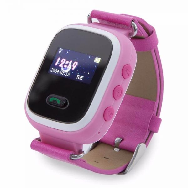 Детские смарт-часы с GPS трекером Smart Baby Watch Q60 Pink