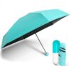Мини зонт капсула - компактный зонтик в футляре  40629