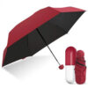 Мини зонт капсула - компактный зонтик в футляре  40628