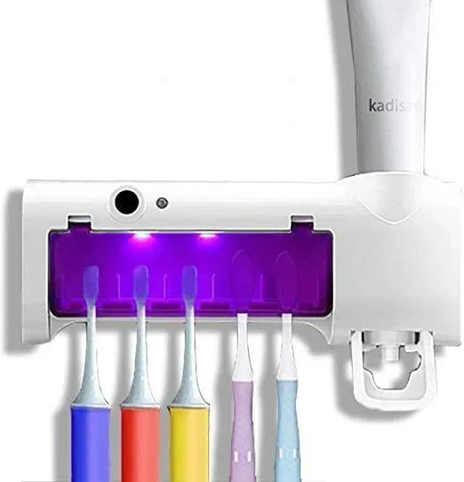Диспенсер для зубной пасты и щеток авто Multi-function Toothbrush sterilizer JX008